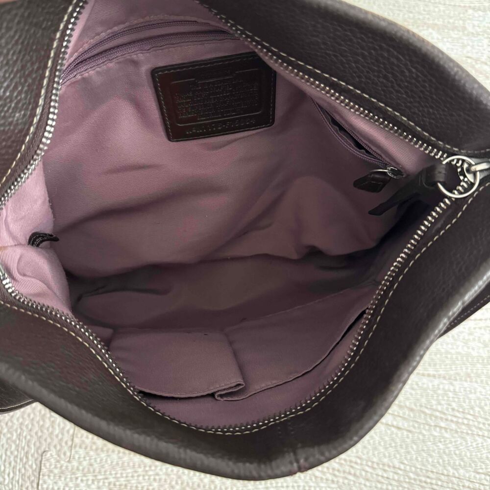 Coach 1941 Leather Crossbody Bag Black Leather Shoulder Handbag Adjustable Strap - Picture 14 of 16